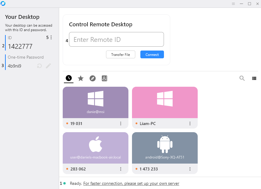 Rustdesk client